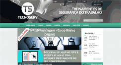 Desktop Screenshot of cursossegurancadotrabalho.com.br